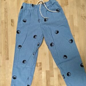 UO Embroidered Corduroy Beach Pant